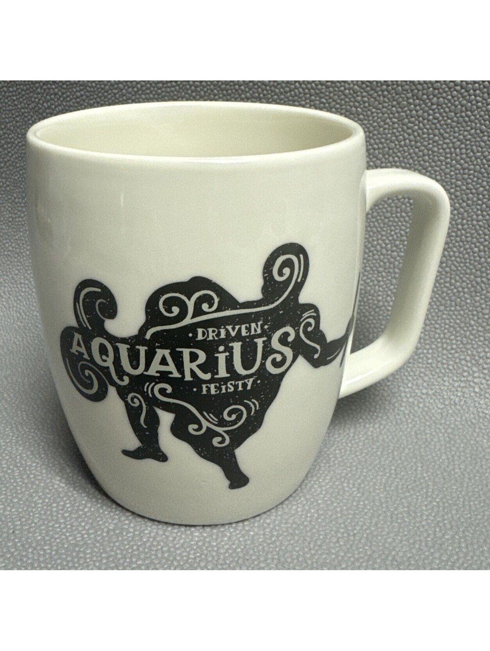 Threshold White Aquarius Porcelain Mug Astrology Zodiac Sign 16oz Coffee Cup